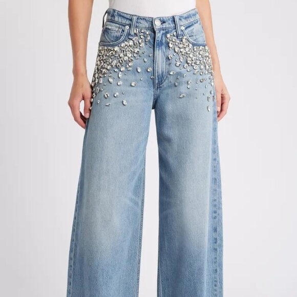 rag & bone Denim - rag & bone Sofie High-Rise Featherweight Mali with Jewels Jeans